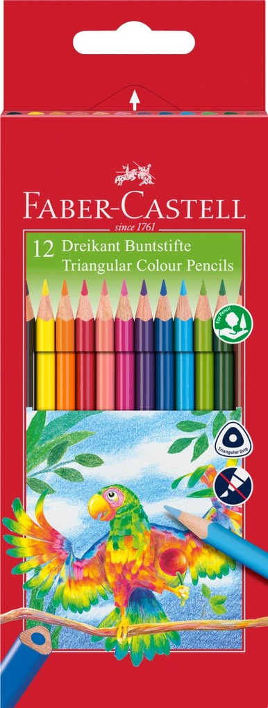 Crayons de couleur - Coloriage - 12 couleurs - Faber-Castell