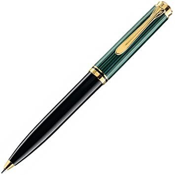 Pelikan Kugelschreiber Souverän® K600 24-Karat vergoldete Zierelemente Drehmechanik Schwarz-Grün