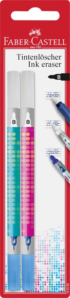 Faber Castell Tintenkiller mit breiter Löschspitze 2er Set