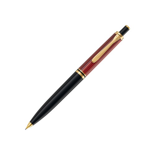 Pelikan Druckbleistift Souverän® D400 24-Karat vergoldete Zierelemente Schwarz-Rot