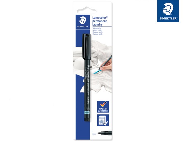 Staedtler Lumocolor Laundry Marker, Black