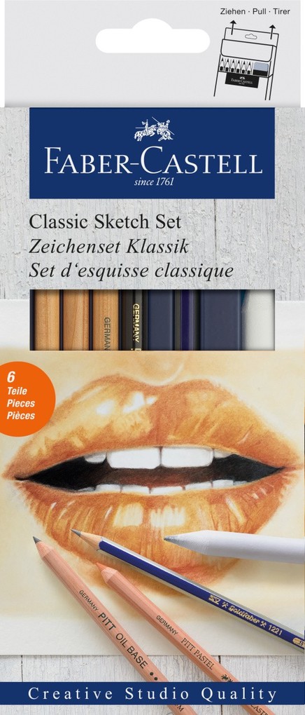 Faber-Castell Classic Drawing Pencil Sketch Set, none