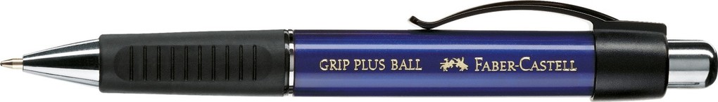 Faber Castell Kugelschreiber Grip Plus blau metallic