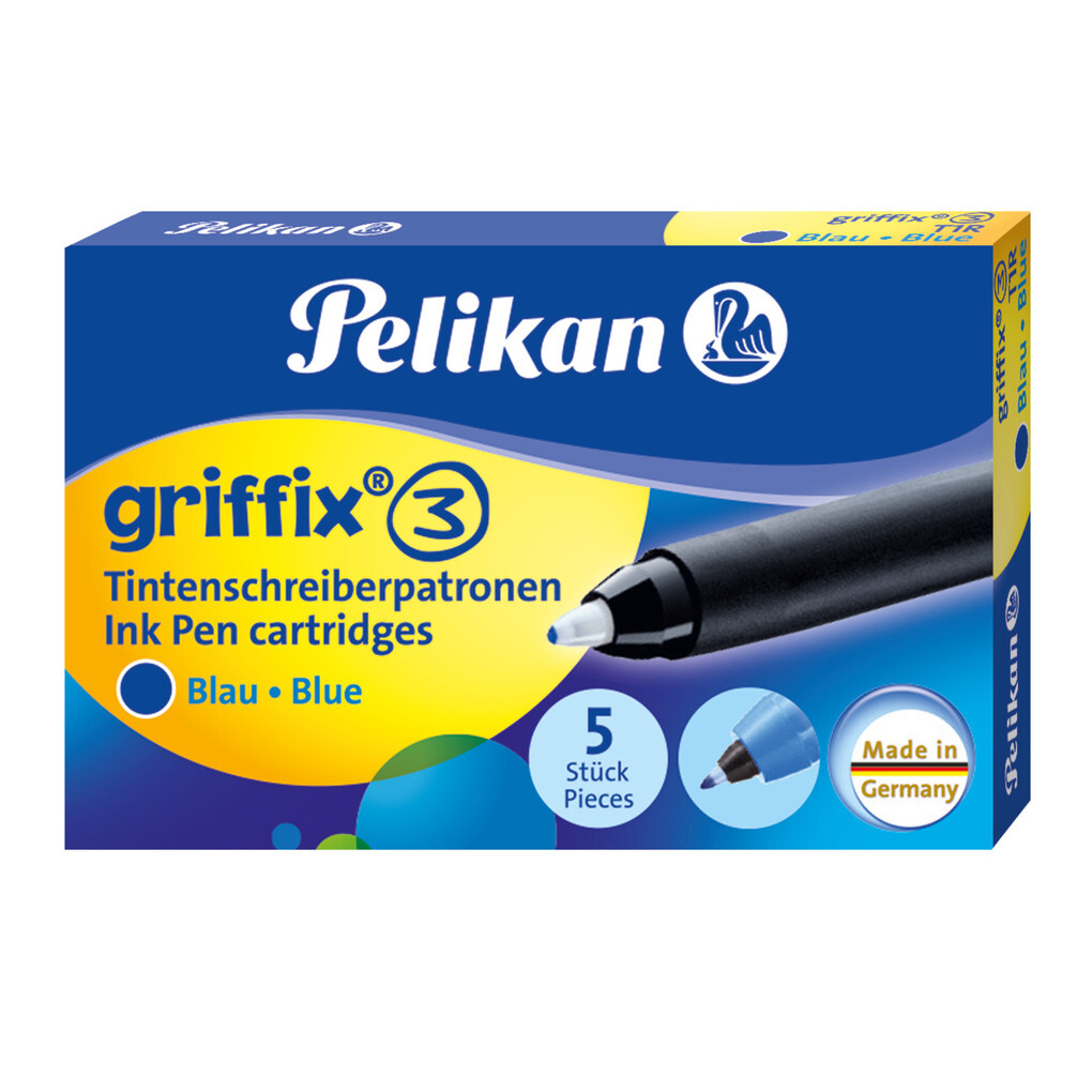Pelikan Tintenpatronen Griffix® blau 5er Set