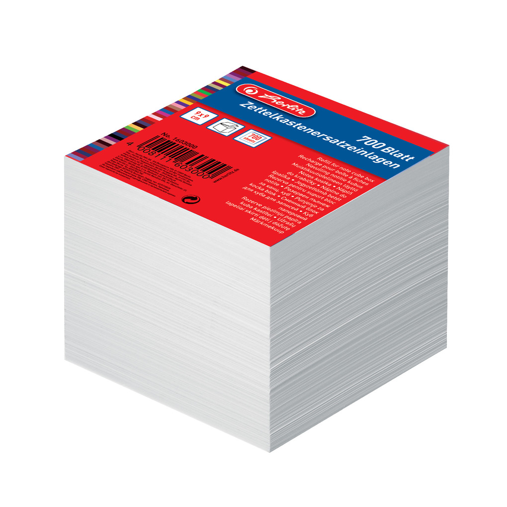 Herlitz 1603000 Note cube White paper 700 sheets 1 pc