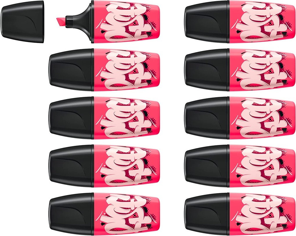 STABILO Marker BOSS ORIGINAL MINI by Snooze One Pink 10er Set