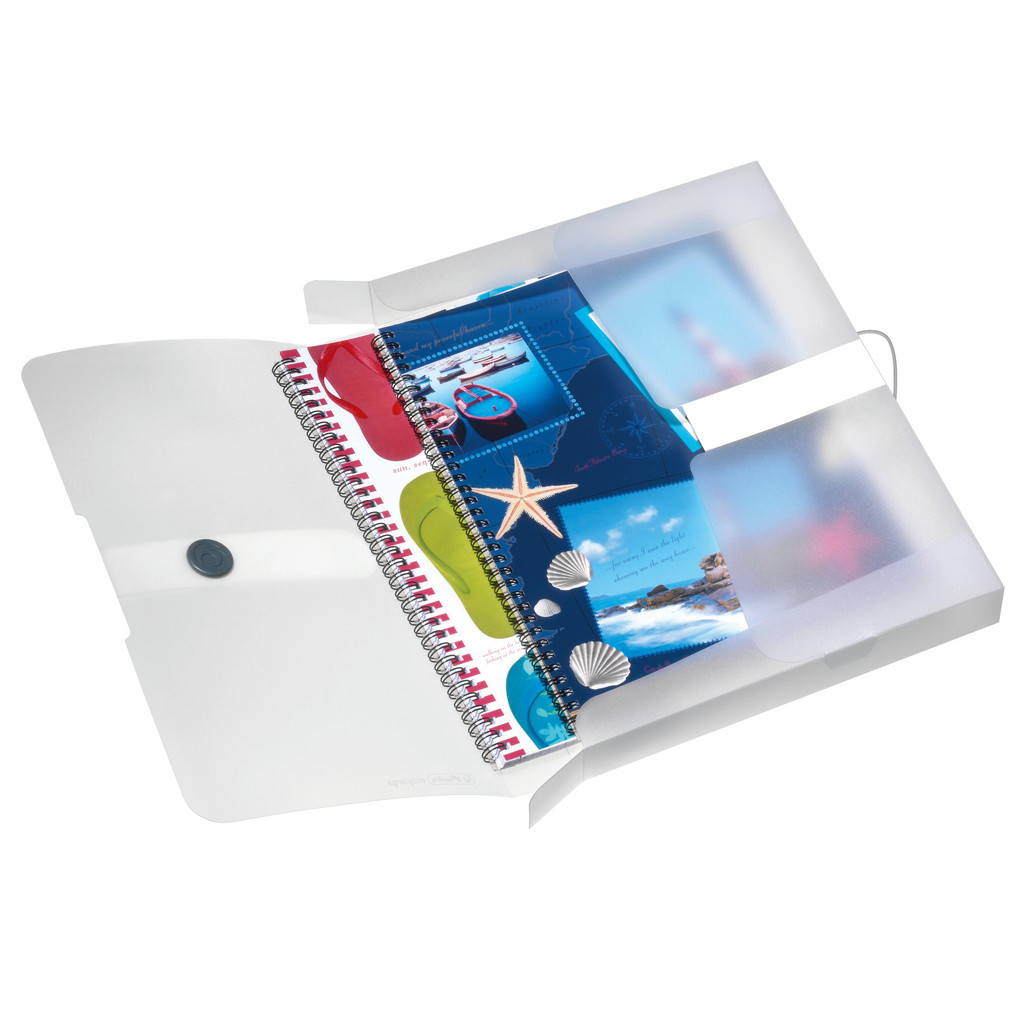Herlitz Sammelbox PP A4 farblos transparent to go