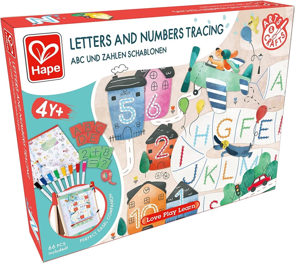 Hape - ABC und Zahlen Schablonen