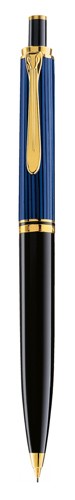Pelikan Druckbleistift Souverän® D400 24-Karat vergoldete Zierelemente Schwarz-Blau