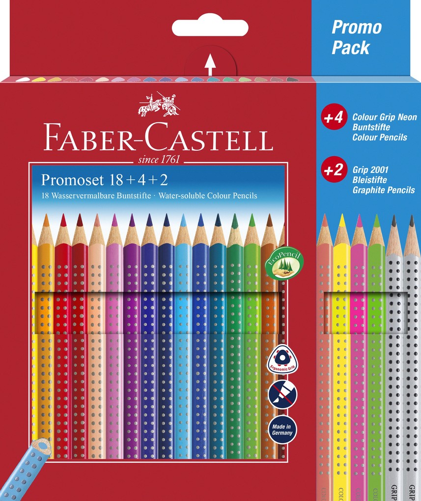 Faber-Castell Promotion Set Colour Grip 18 Plus 4 Plus 2, none