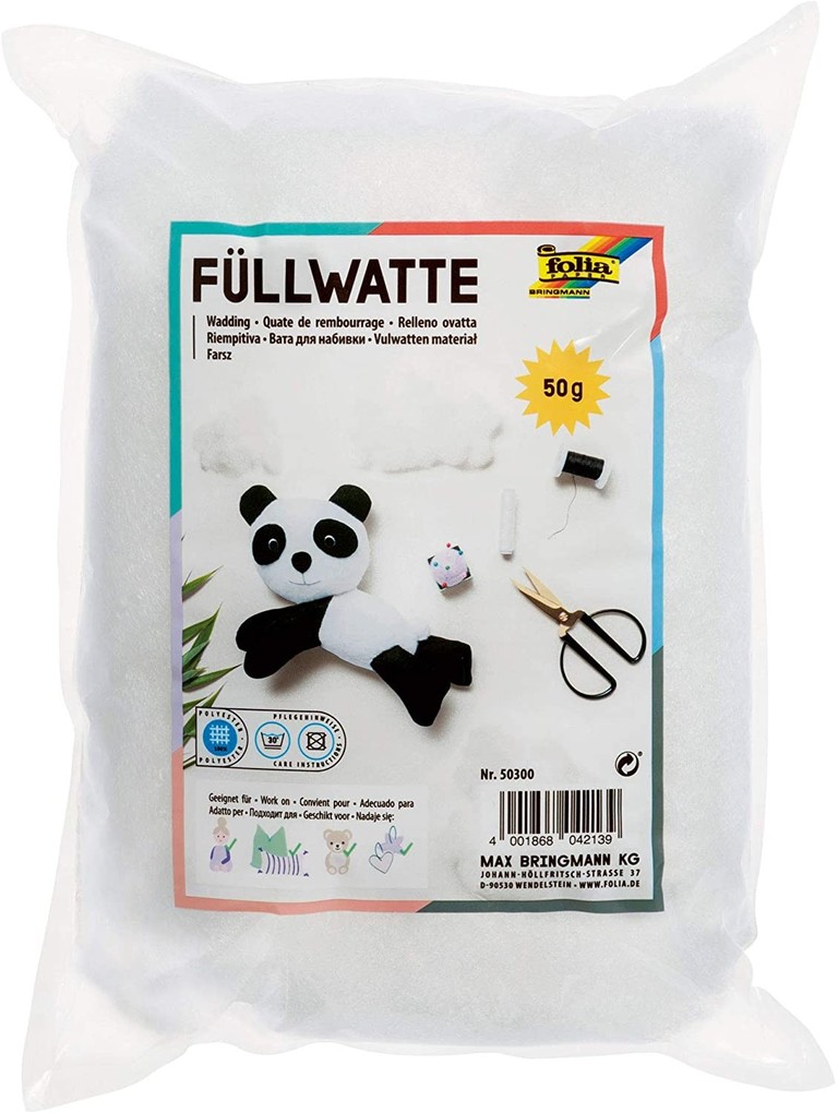 FOLIA Füllwatte 50 g weiß - Image 4