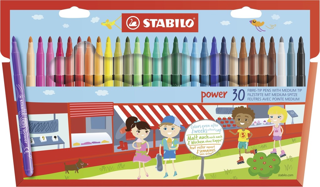 STABILO Filzstifte power 30er Set