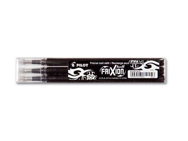 Pilot Frixion Rollerball Clicker Refill 0.7mm Tip Black Ref