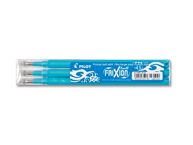 PILOT FRIXION Tintenrollerminen hellblau - 3 Stück
