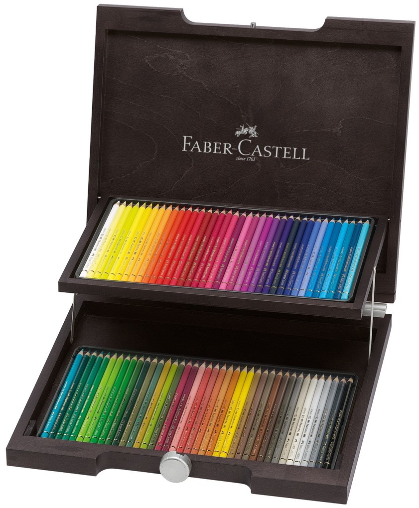 Faber-Castell Künstlerfarbstifte Polychromos 72er Set Holzkoffer