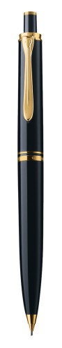 Pelikan Druckbleistift Souverän® D400 Edelharz 24-Karat vergoldete Zierelemente Schwarz