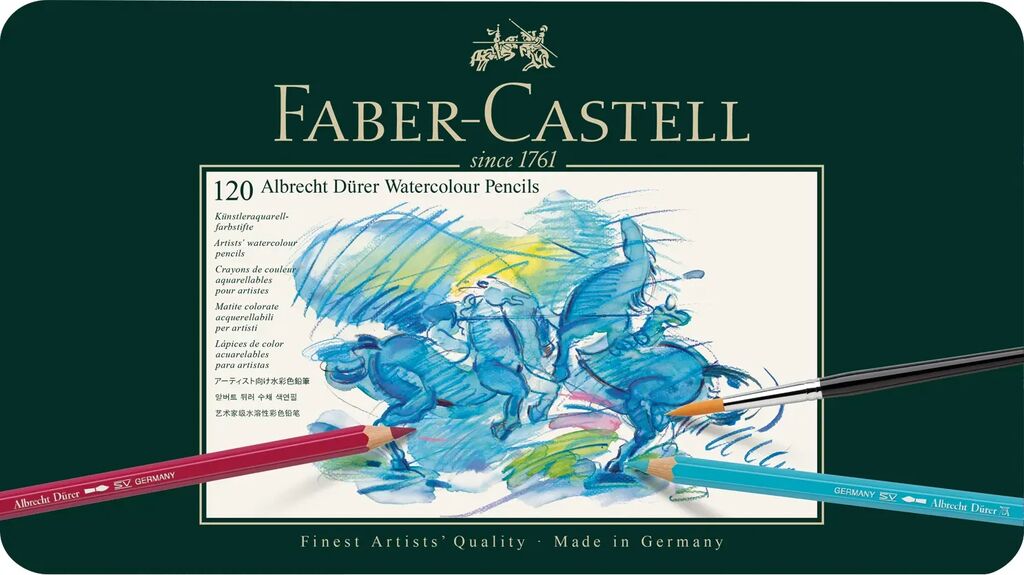 Faber-Castell Aquarellstifte Albrecht Dürer 120er Set Metalletui