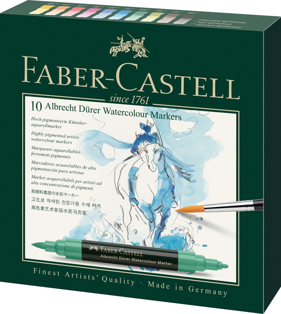 Faber-Castell - Aquarellmarker Set, Multicolor
