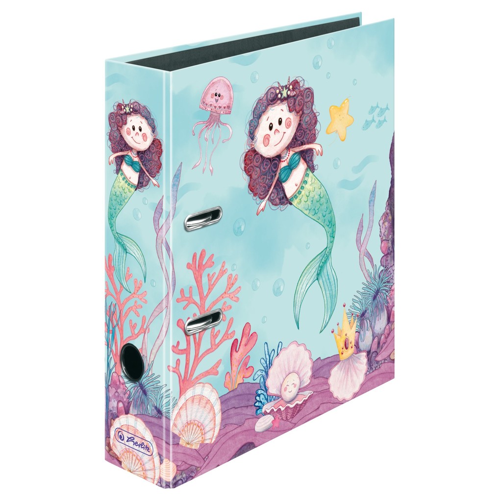 Herlitz Ordner maX.file A4 8cm Meerjungfrau