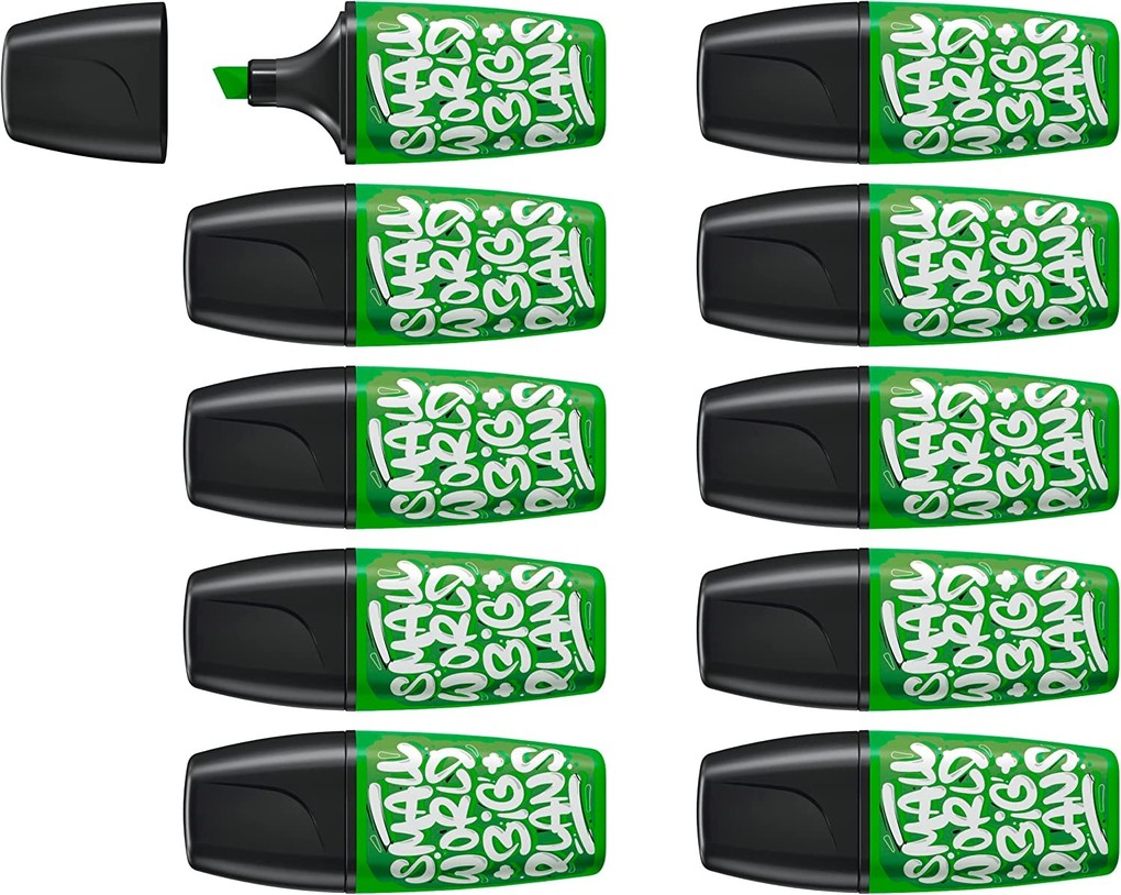 STABILO Marker BOSS ORIGINAL MINI by Snooze One grün 10er Set
