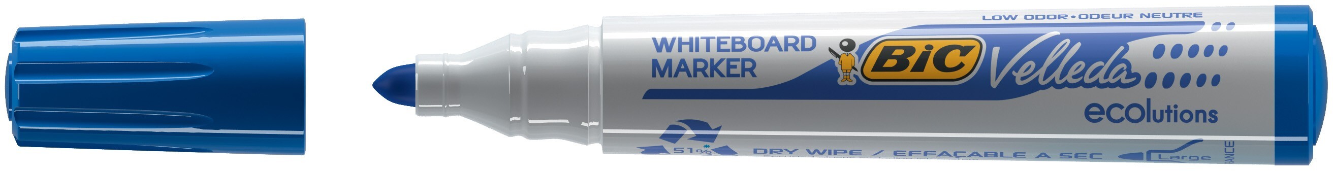 BIC Whiteboard Marker Velleda 1701 ECOlutions blau