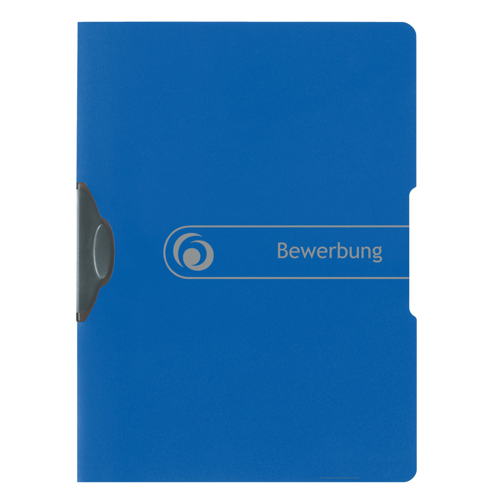 Herlitz Bewerbungsmappe Express-Clip A4 PP blau