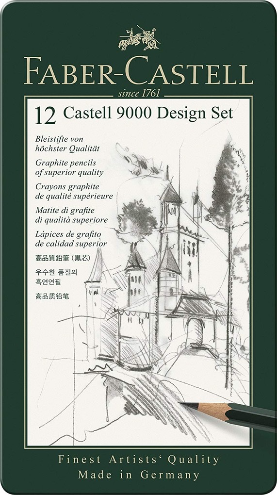 Faber-Castell 9000 Bleistift | 12 Stück