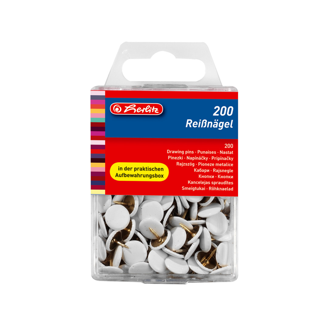 Herlitz 8770158 Reißnagel Weiß 200Er Packung - Image 7
