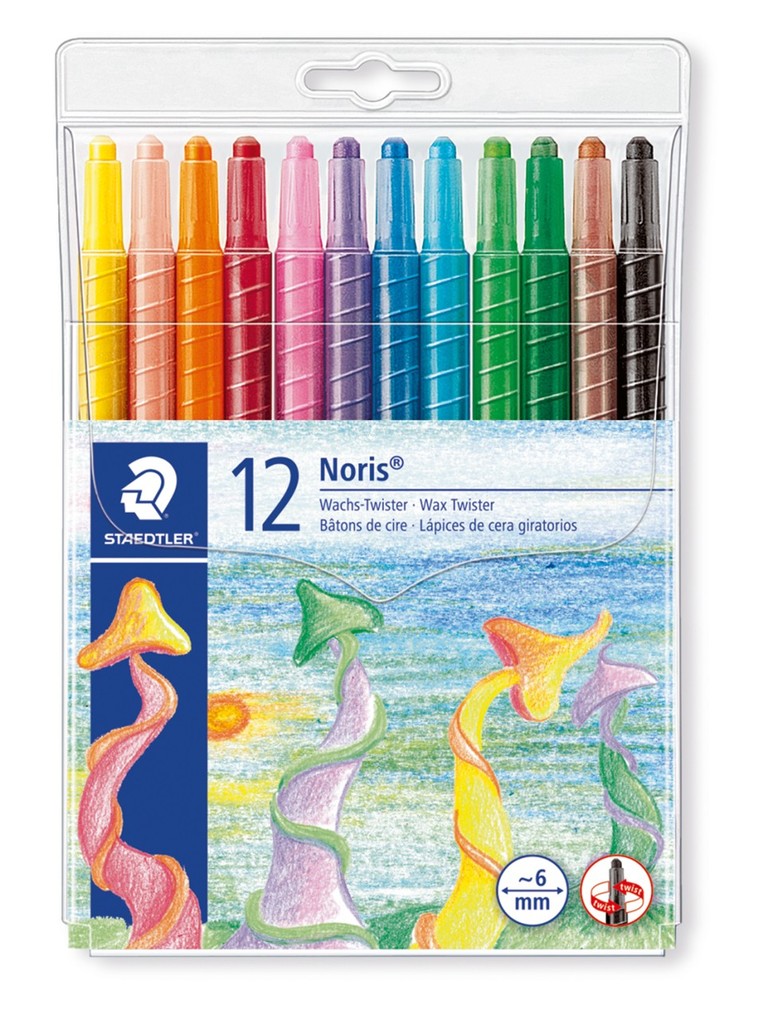 Staedtler Wachs-Twister Wachsmalstifte Mehrfarbig