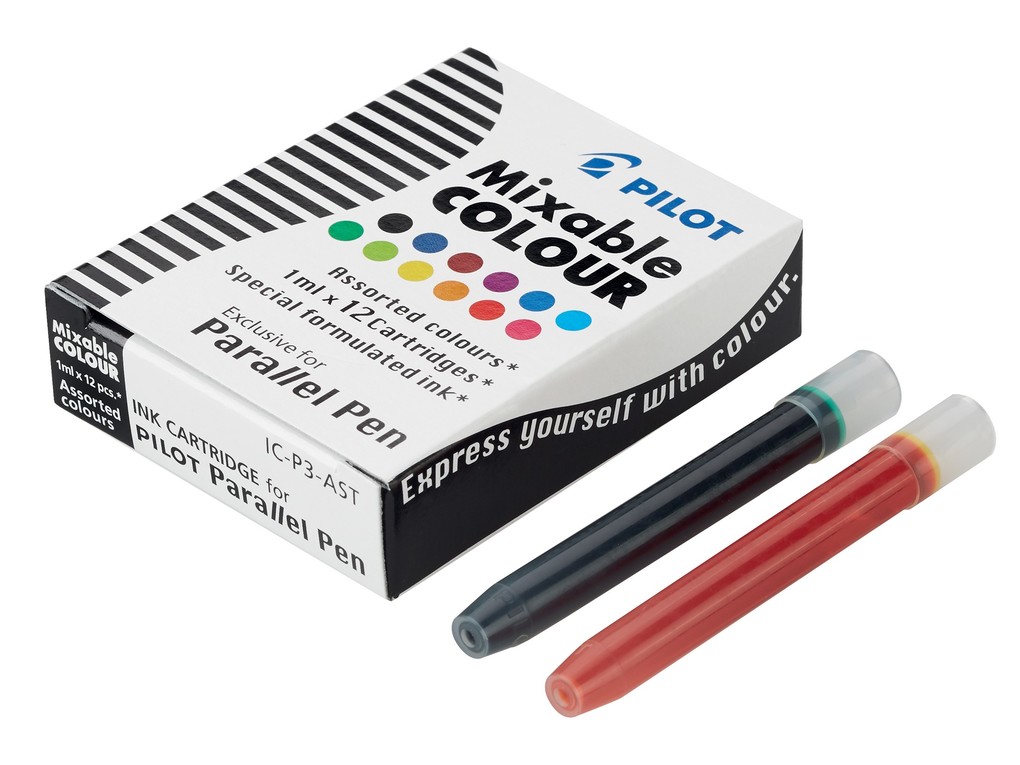 PILOT Tintenpatronen für Füllhalter Parallel Pen, sortiert