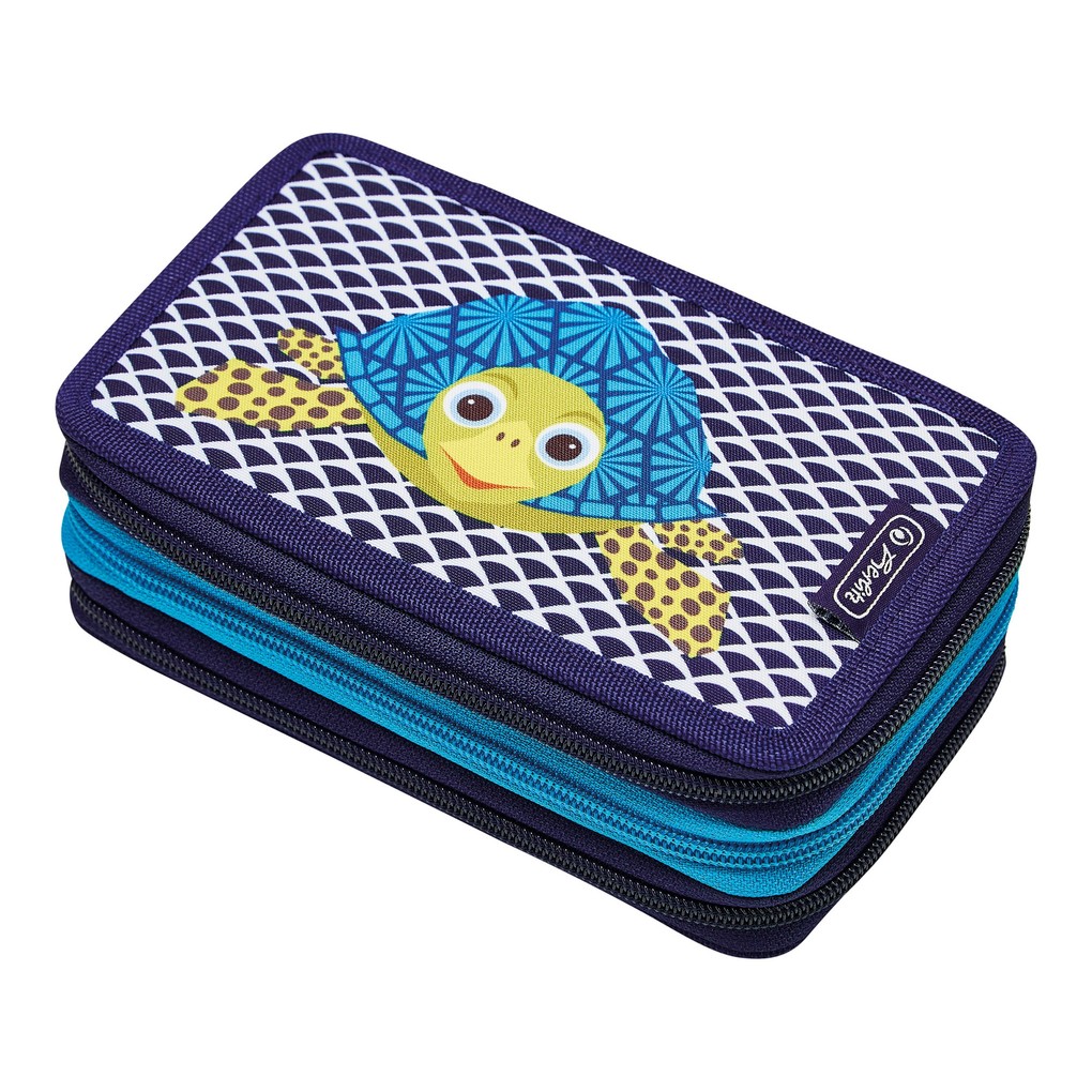 Herlitz Schüleretui TriCase 31-teilig befüllt Animals Turtle