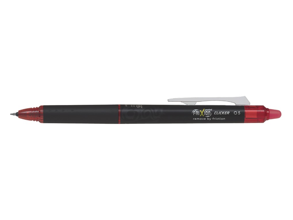 Stylo roller Pilot Pen Frixion clicker point rouge