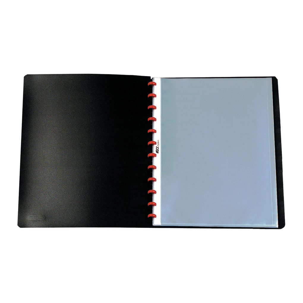 Herlitz Präsentationsmappe A4 EasyFix schwarz