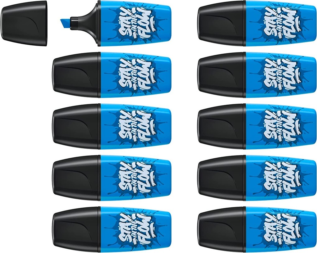 STABILO Marker BOSS ORIGINAL MINI by Snooze One Blau 10er Set