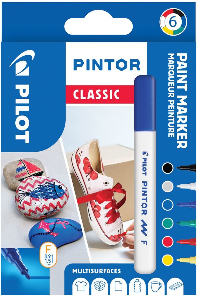 Pilot Pen - Pintor Classic F 6er Set