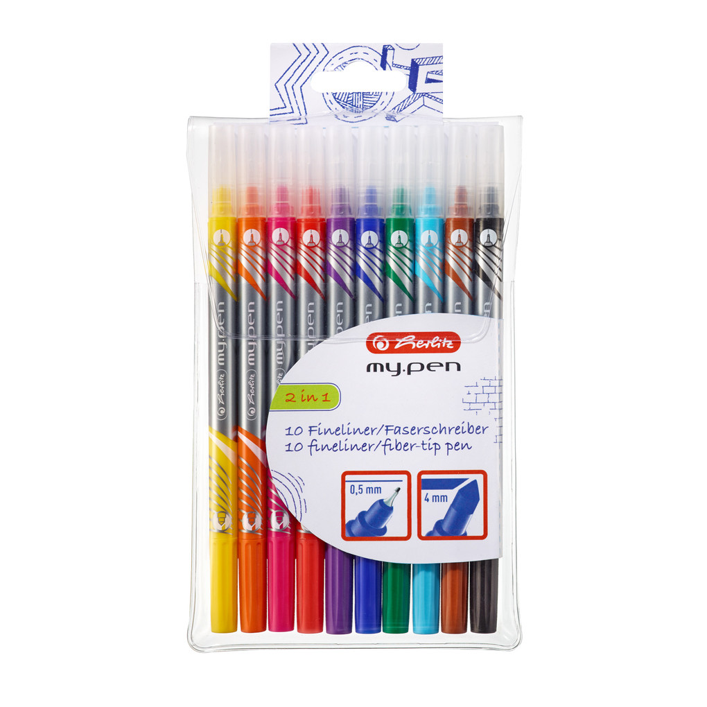 Herlitz Fineliner my.pen 10er Set