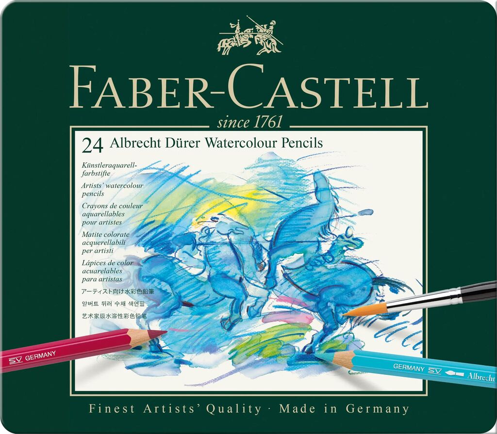 FABER-CASTELL Aquarellstifte ALBRECHT DÜRER, 24er Metalletui