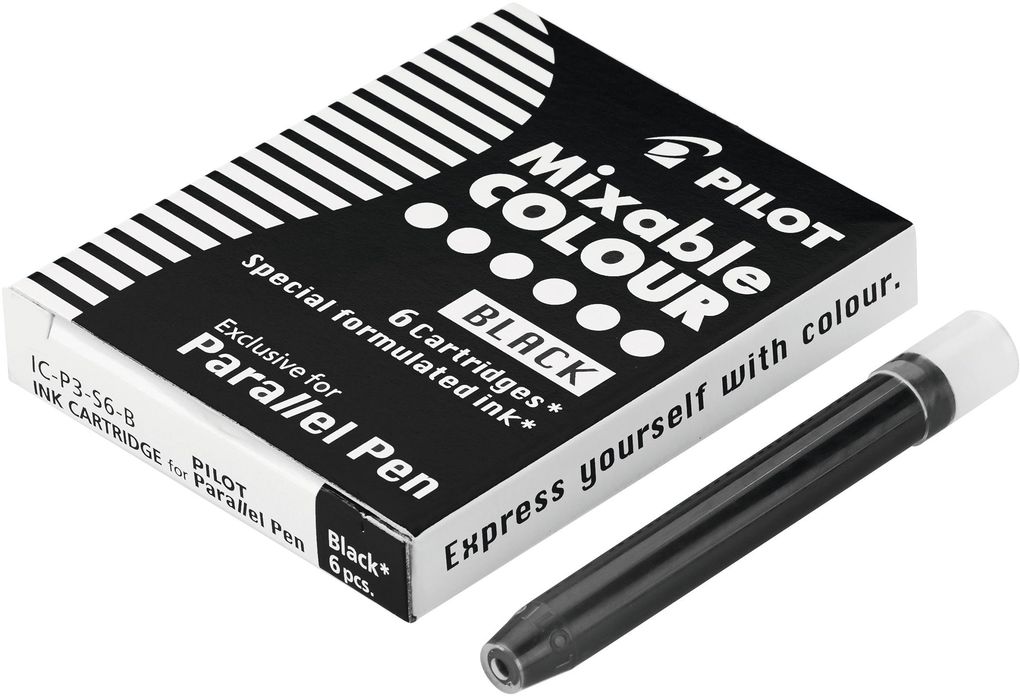 PILOT Tintepatronen IC-P3 ICP3S6B schwarz 6 Stück