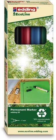 Edding Permanentmarker EcoLine 25 4er Set