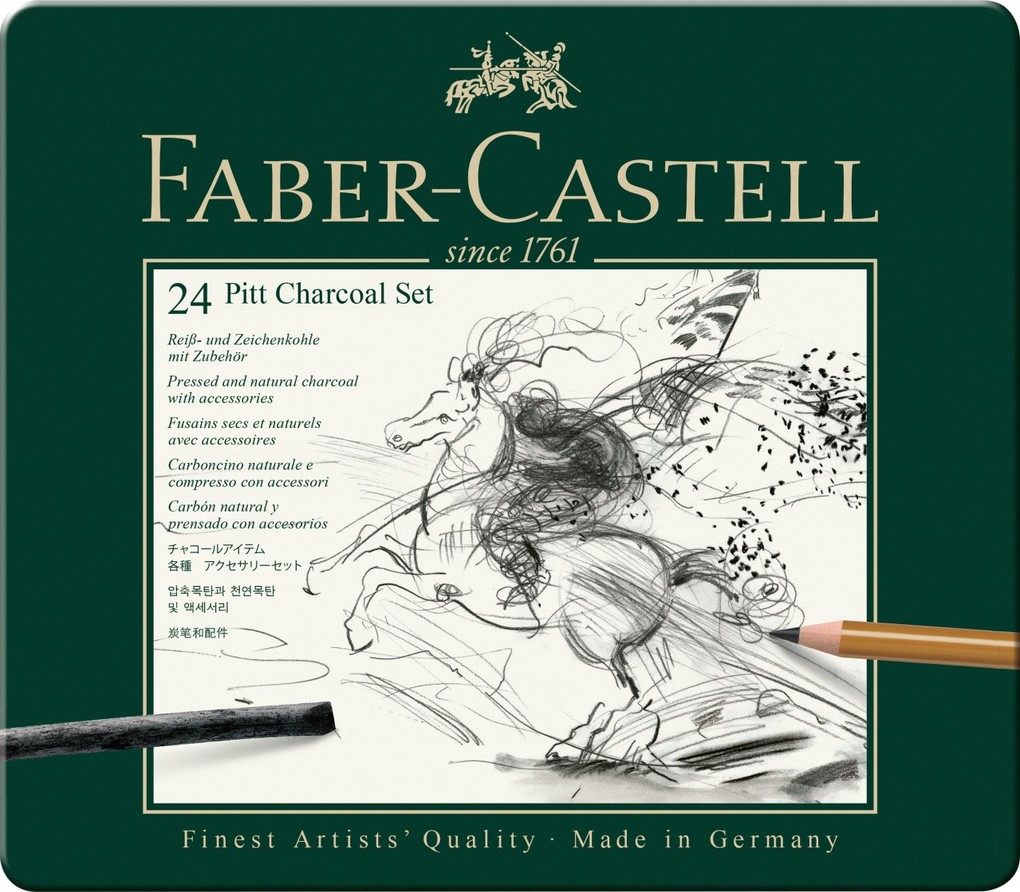 Faber-Castell , Bleistift, Pitt Kohleset (24X) - Image 8