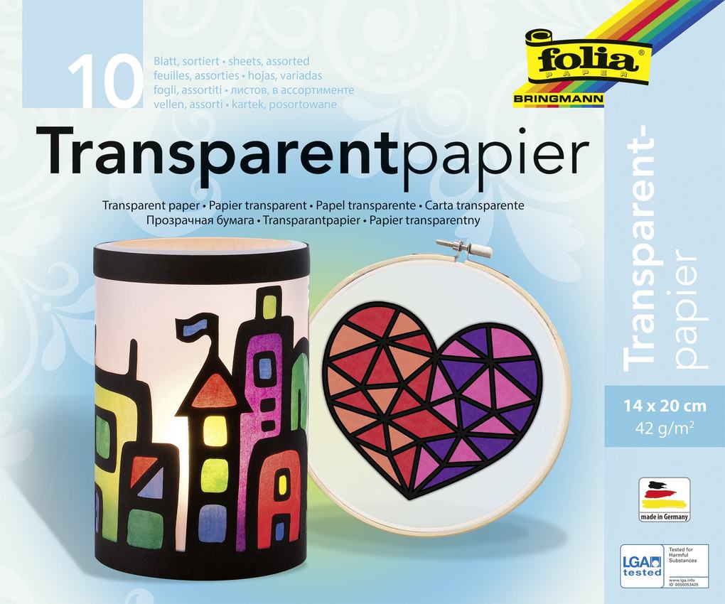 folia Transparentpapier 42 g/m²