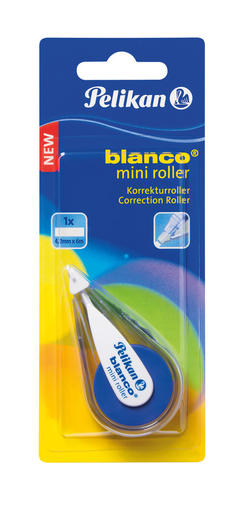 Pelikan blanco® mini roller Korrekturroller 42 mm Bandbeite 6 m Länge