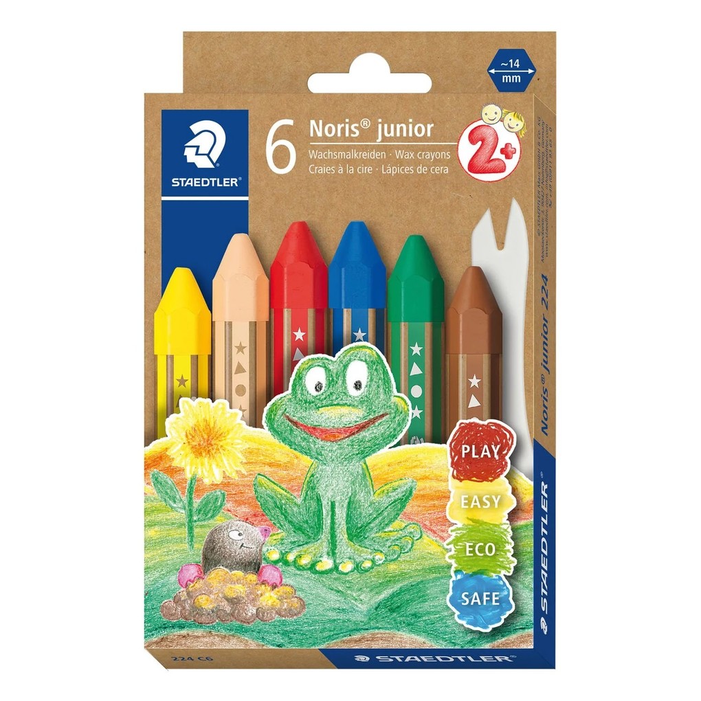Noris junior Waskrijt - 6 kleuren