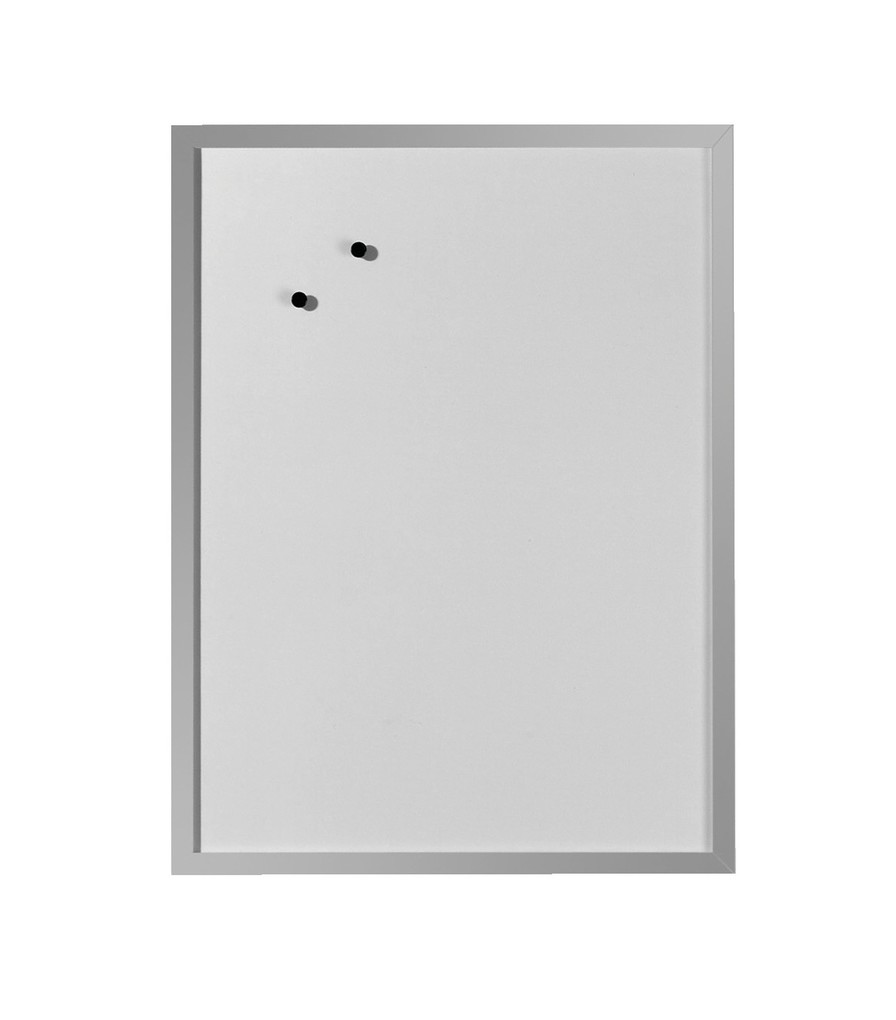 Herlitz Tableau magnétique, Tableau blanc 10524627 (l x H) 400 mm x 600 mm argent 10524627