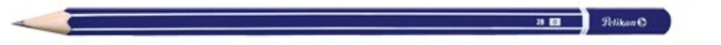 Pelikan Bleistift 2B Sechskant Blau 1 Stück