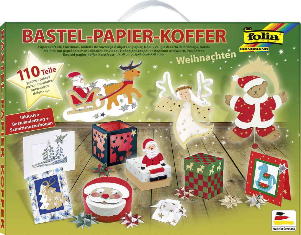 Folia Bastel-Koffer WEIHNACHTEN II 110-teilig