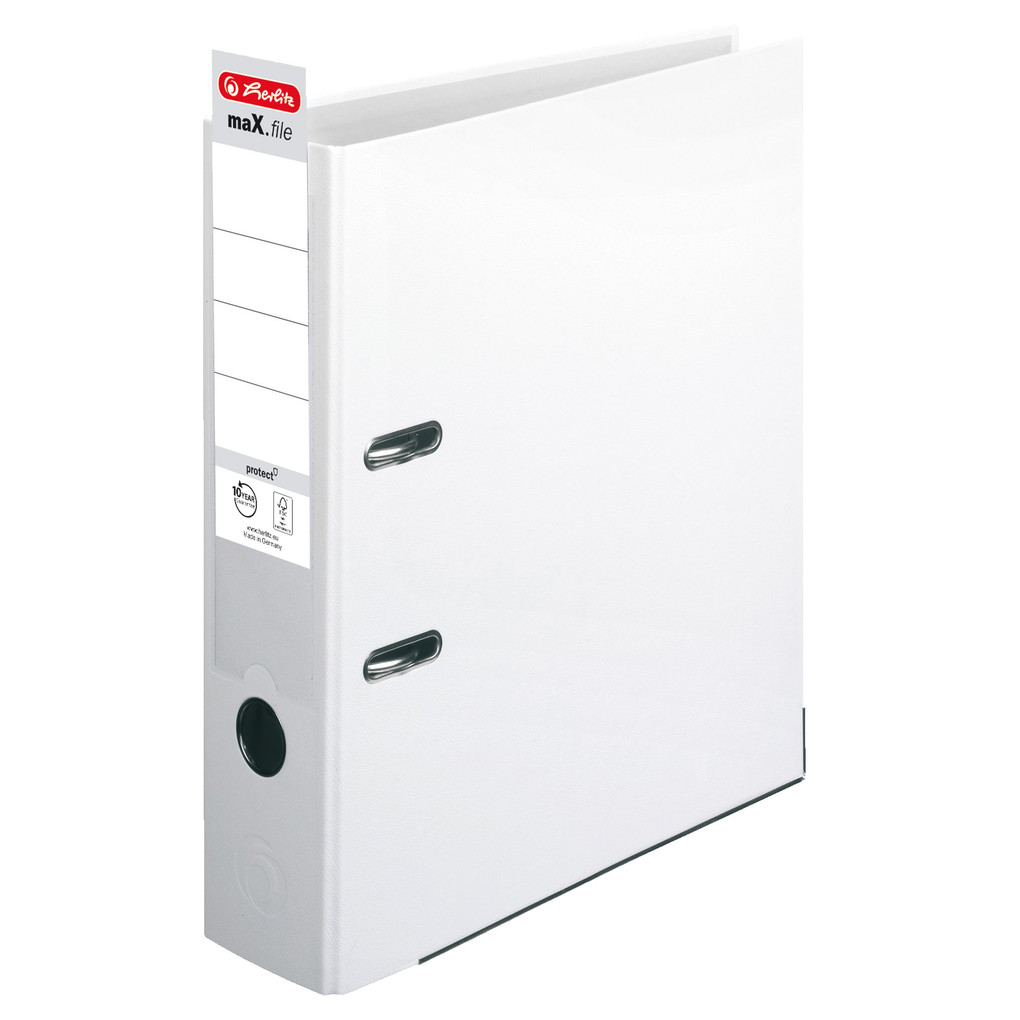 Herlitz Ordner maX.file protect A4 8cm weiß