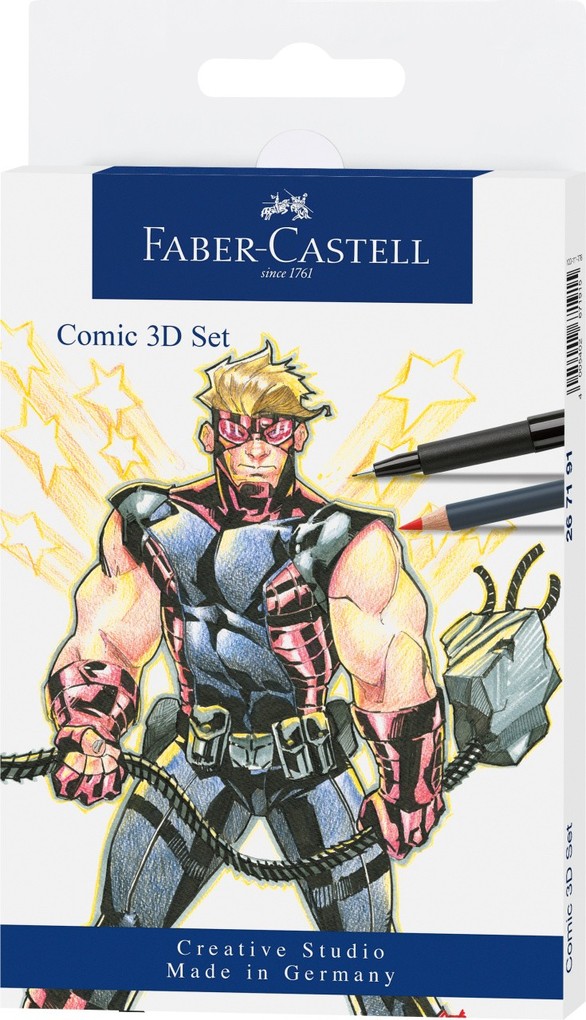 Faber Castell Pitt Artist Pen Comic Tuschestift-Set