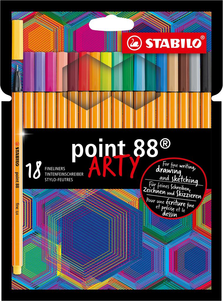 STABILO Fineliner point 88 ARTY 18er Set
