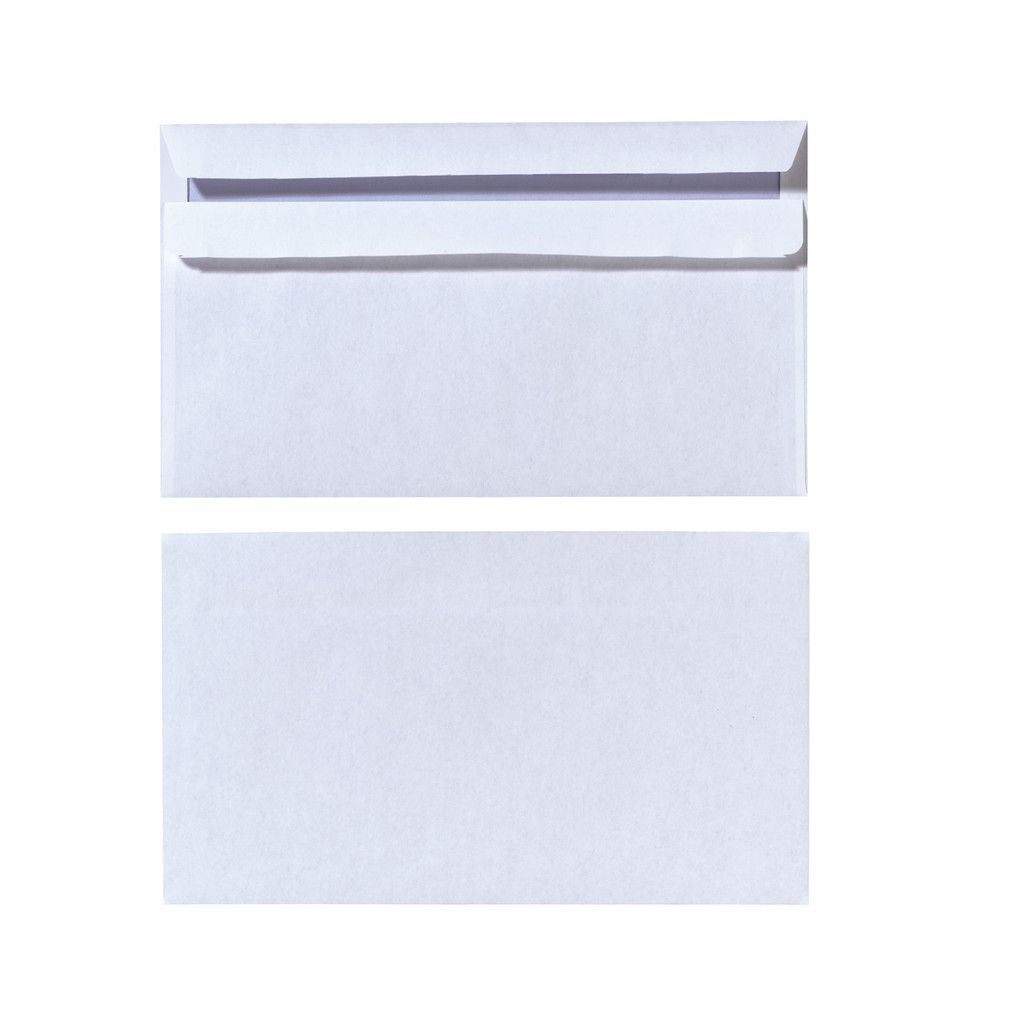 herlitz Briefumschlag, DIN lang, ohne Fenster, weiß